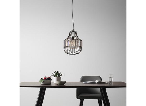 Závesná Lampa Metrix - čierna, Moderný, kov (28/120cm) - Modern Living Závesná Lampa Metrix - čierna, Moderný, kov (28/120cm) - Modern Living