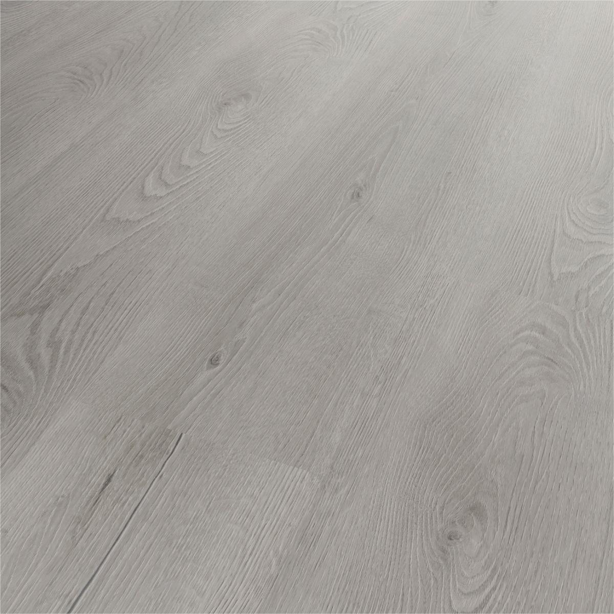 Designboden Eichefarben/grau /hellgrau Lhd. Stärke 4,8mm - Eichefarben/Eiche grau, Basics, Kunststoff (122/23/0.48cm)