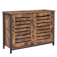Kommode B: 100 Cm Braun/schwarz - Schwarz/Braun, Trend, Holzwerkstoff/Metall (100/70/35cm) - Boxxx