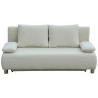 Kanapé Ibiza New - bézs, Romantik / Landhaus, faalapú anyag/textil (190/90/85cm)