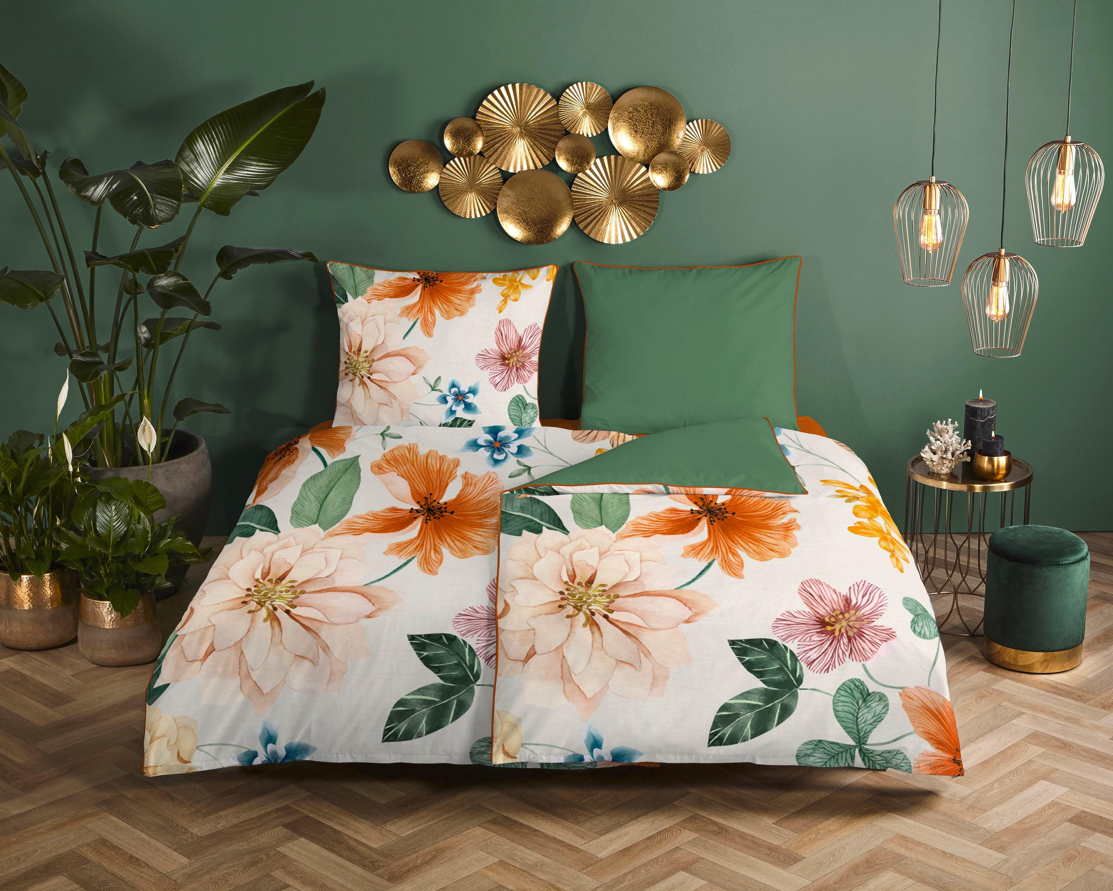 Bettwäsche Annabelle Multicolor 135x200 cm - Multicolor, Natur, Textil (135/200cm)