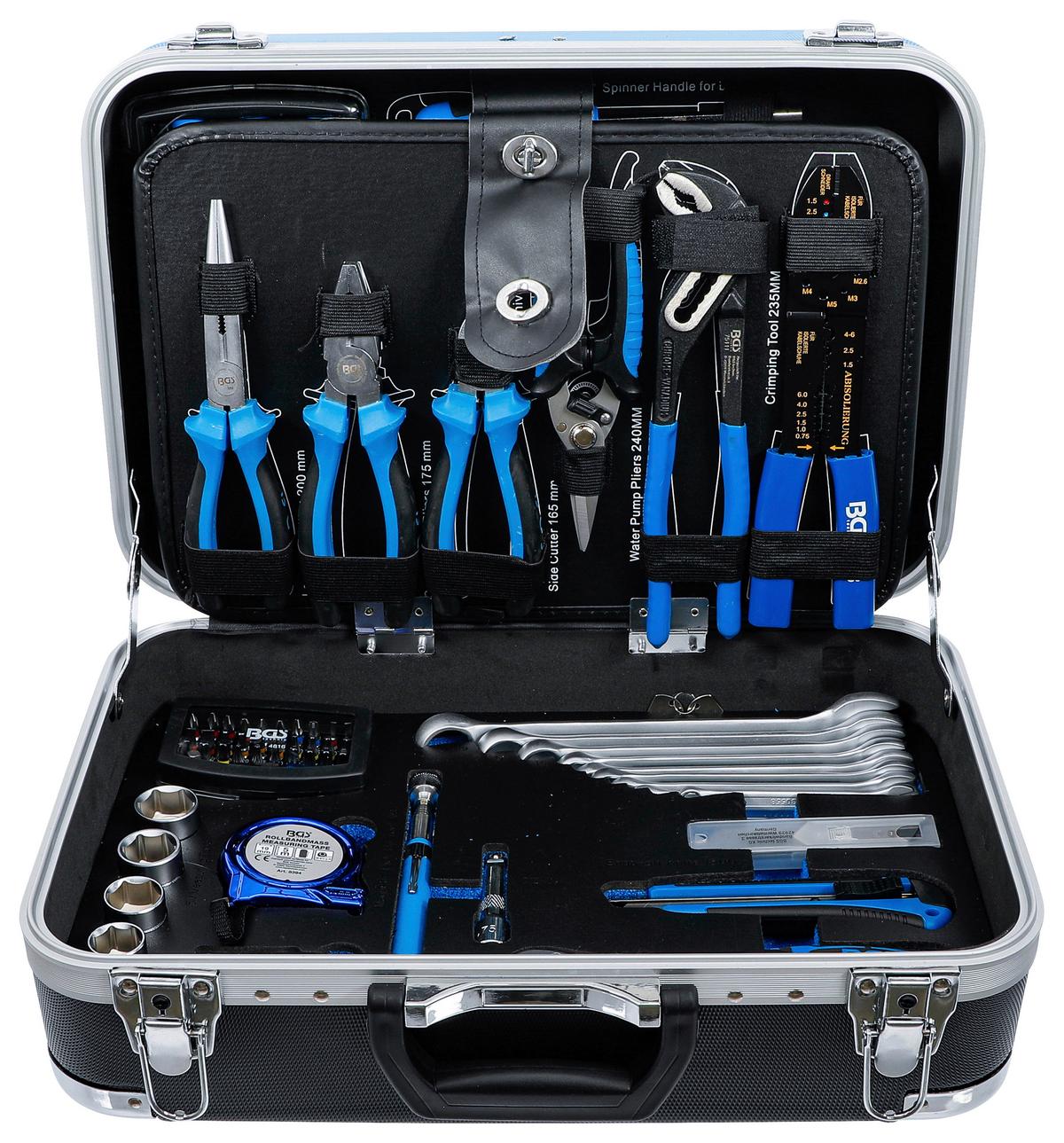 Werkzeugkoffer Universal - Blau/Schwarz, Basics (45/33,1/18,3cm)