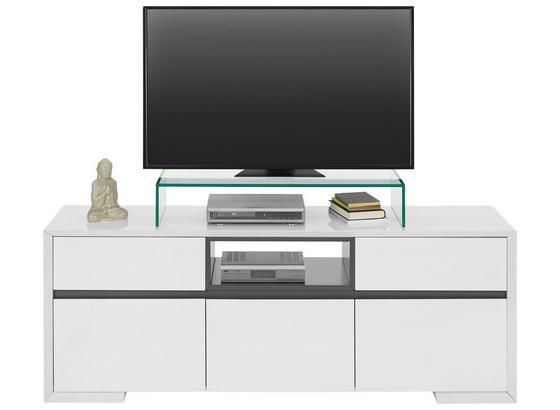 Komoda Lowboard Frame - šedá/bílá, kompozitní dřevo (150/56/40cm) - Modern Living Komoda Lowboard Frame - šedá/bílá, kompozitní dřevo (150/56/40cm) - Modern Living
