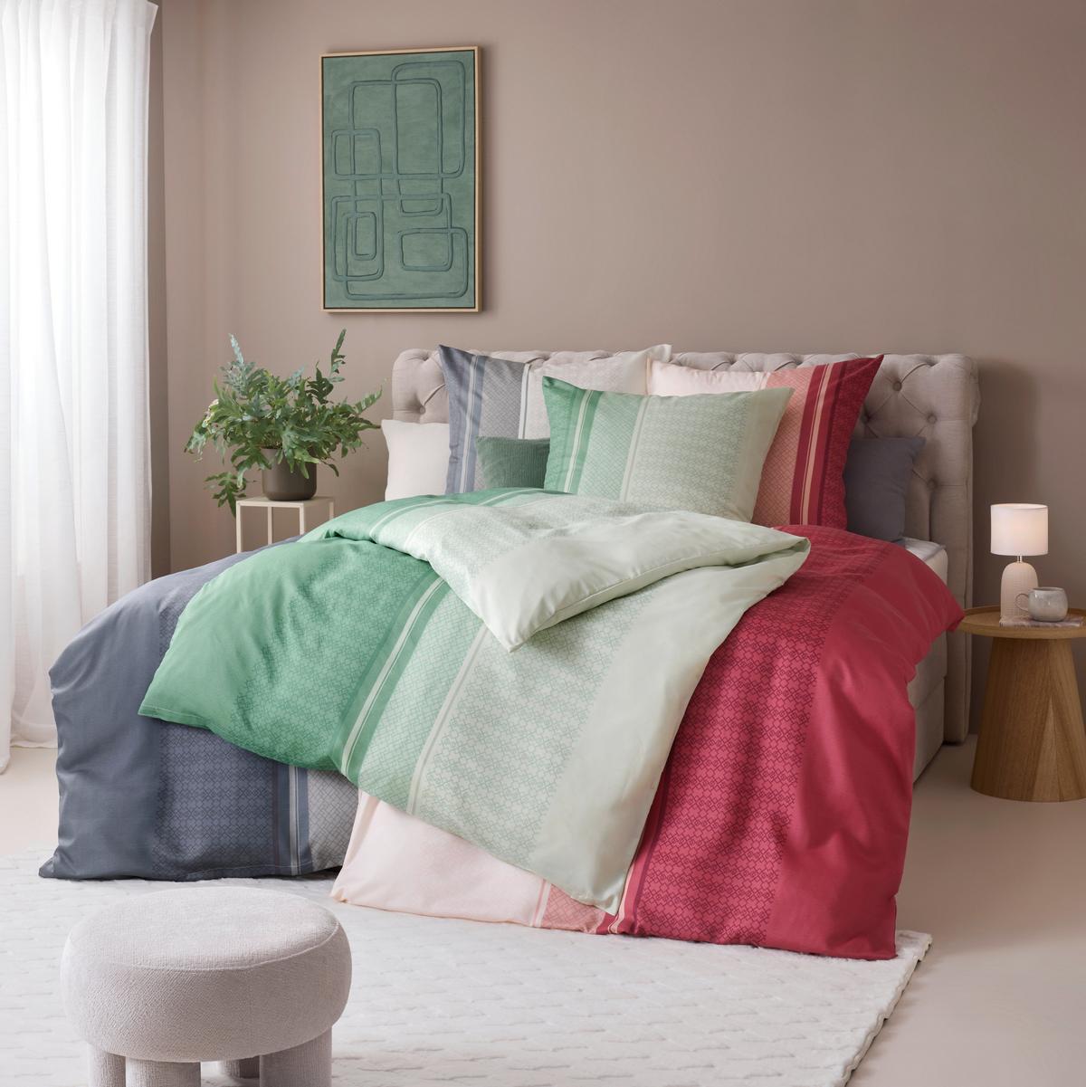 POVLEČENÍ MATHEA -BASED- - šedá, textil (140/200cm) - Based