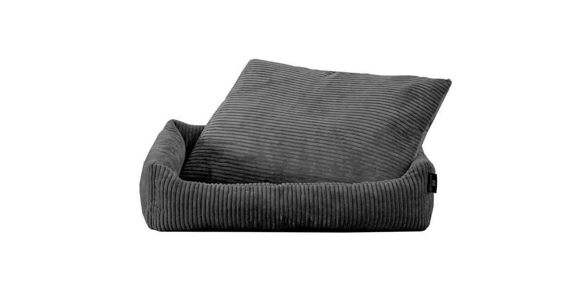 Hundebett Balu Grau L: 70 cm - Grau, KONVENTIONELL, Textil (70/49/15cm)