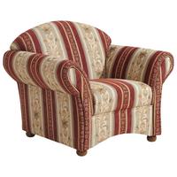 Polstersessel mit Armlehnen Corona Rot/Beige - Beige/Rot, Design, Textil (96/83/86cm) - Max Winzer