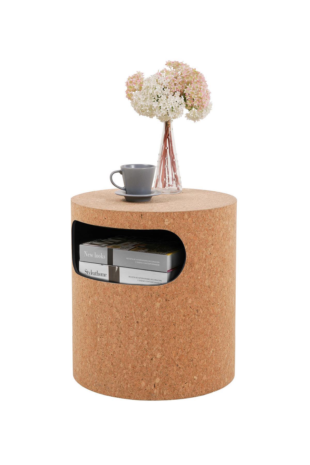 Nachtkästchen Naturfarben B: 40 Cm - Naturfarben, Design, Holz/Holzwerkstoff (40/45/40cm) - Livetastic