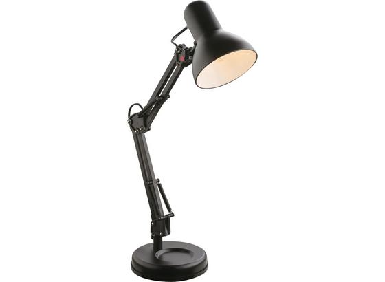 Tischleuchte Erich 40 Watt H: 59cm - Schwarz, KONVENTIONELL, Kunststoff/Metall (40/15/59cm) - Ombra Tischleuchte Erich 40 Watt H: 59cm - Schwarz, KONVENTIONELL, Kunststoff/Metall (40/15/59cm) - Ombra