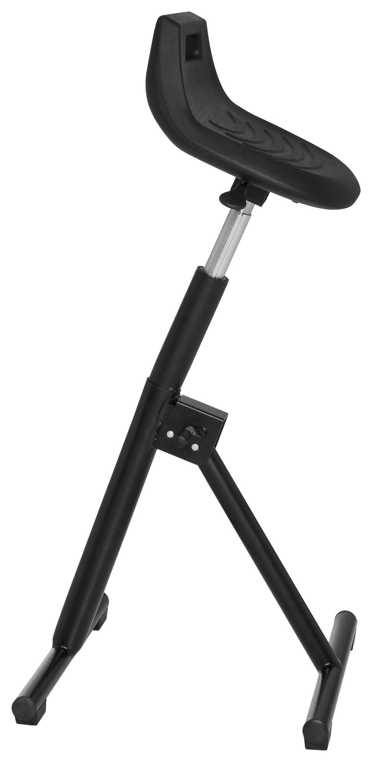 Stehhilfe Top Work 31 Schwarz - Schwarz, MODERN, Kunststoff/Metall (50/83/25cm) - MID.YOU