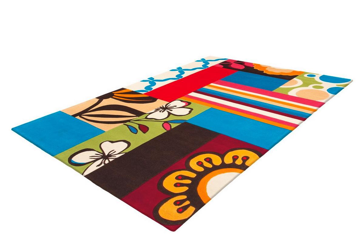 Webteppich Mutlicolor Joy 140x200 cm - Multicolor, Basics, Textil (140/200cm) - Kayoom
