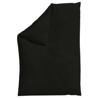 Bettdeckenbezug Knitted Jersey 135-140x200cm Schwarz - Schwarz, Basics, Textil (135-140/200cm) - Schlafgut