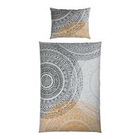 Bettwäsche Java - Grau/Honig, ROMANTIK / LANDHAUS, Textil - James Wood