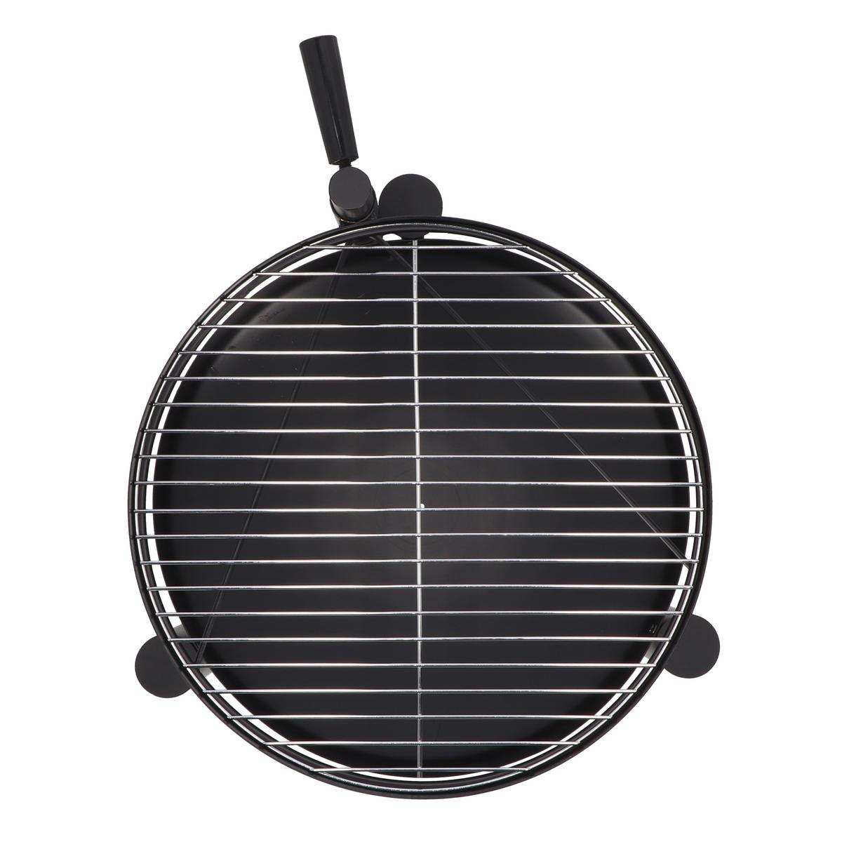 Feuerschale Feuerschale Mit Bbq-Rost S - Schwarz, LIFESTYLE, Metall (66,5/69/54cm)