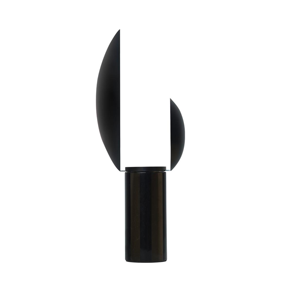 Tischleuchte Cache Schwarz Weiß D: 30 cm - Schwarz/Weiß, Design, Stein/Metall (30/49cm) - Nordlux