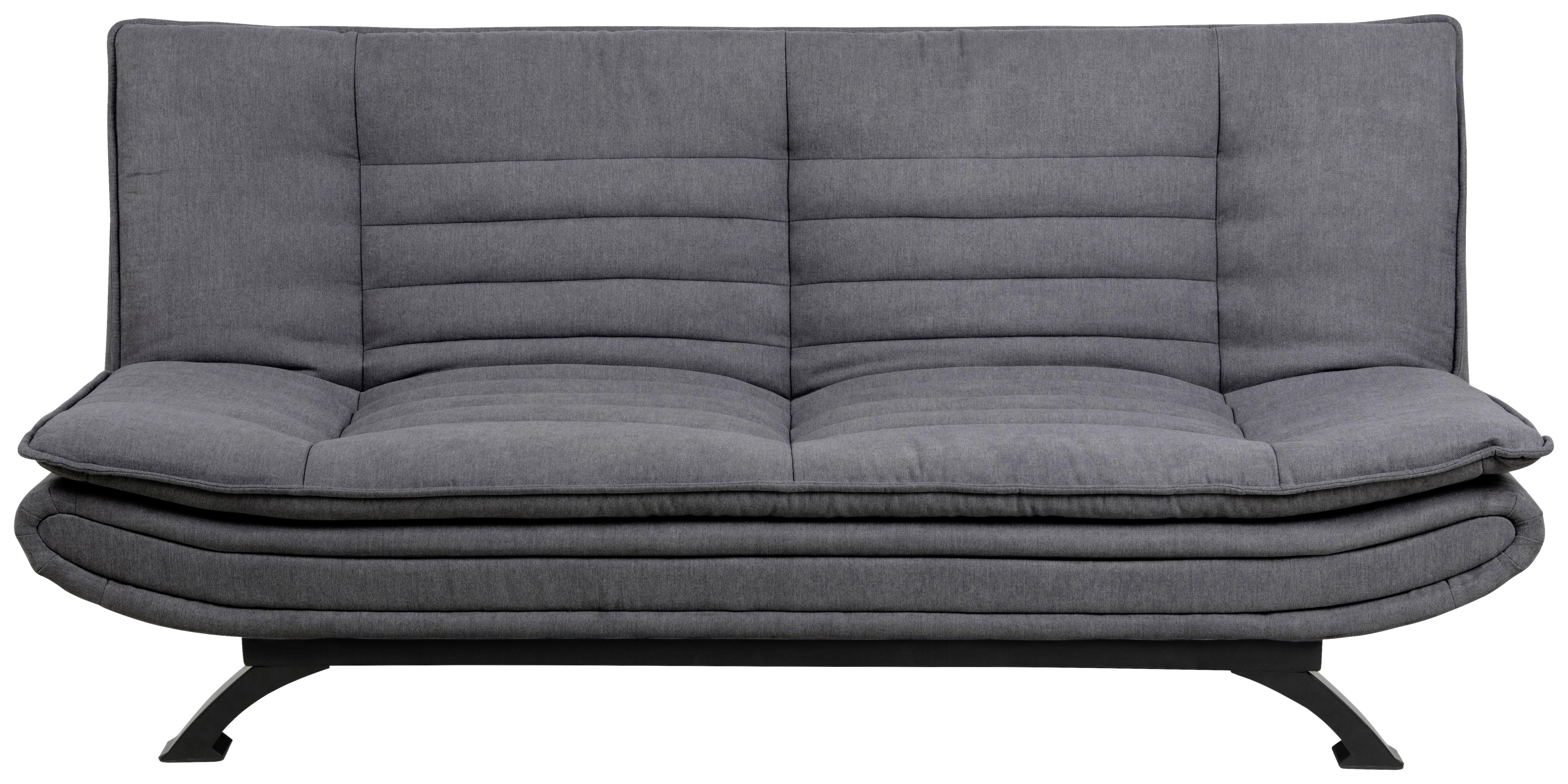 MID.YOU 2-Sitzer-Sofa Mit Schlaffunktion Faith Grau
