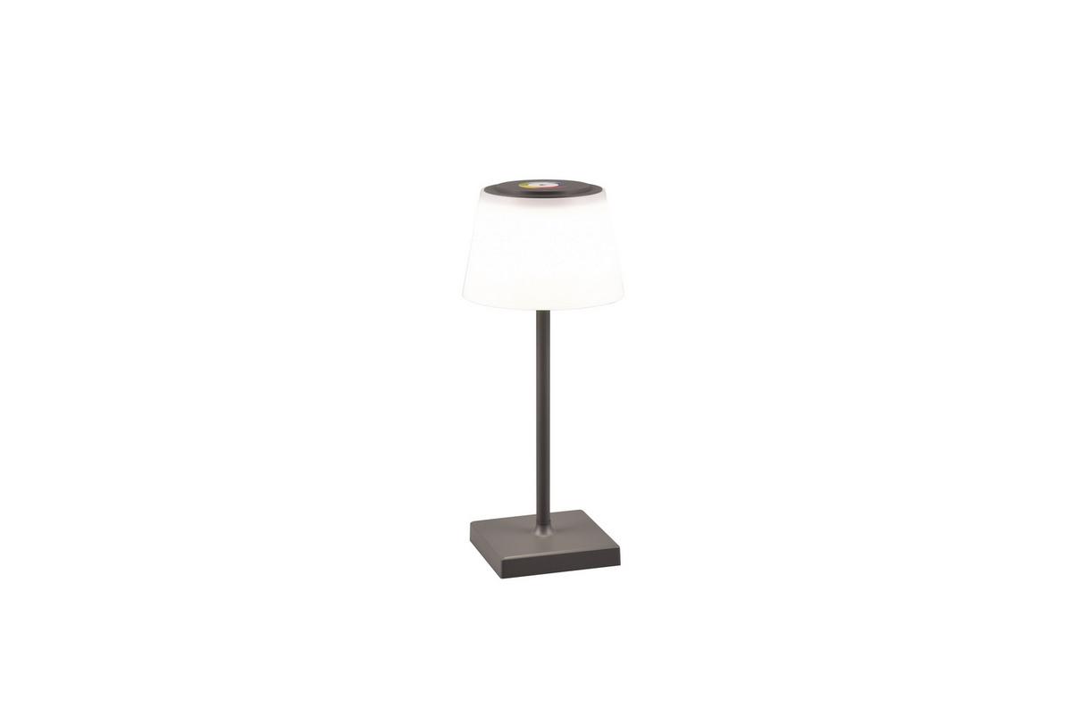 Akku-tischleuchte R54126142 Sanchez - Anthrazit/Weiß, KONVENTIONELL, Kunststoff (13/30cm)