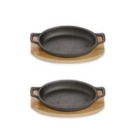 Pfannenset Ew-Ge-1344-2 - Schwarz, Basics, Metall (18/12/3cm) - Echtwerk