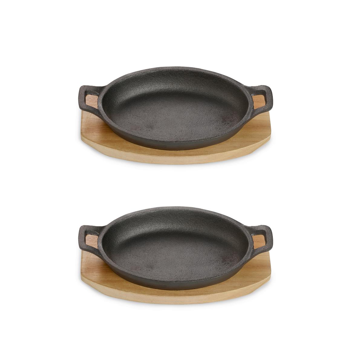 Pfannenset Ew-Ge-1344-2 - Schwarz, Basics, Metall (18/12/3cm) - Echtwerk