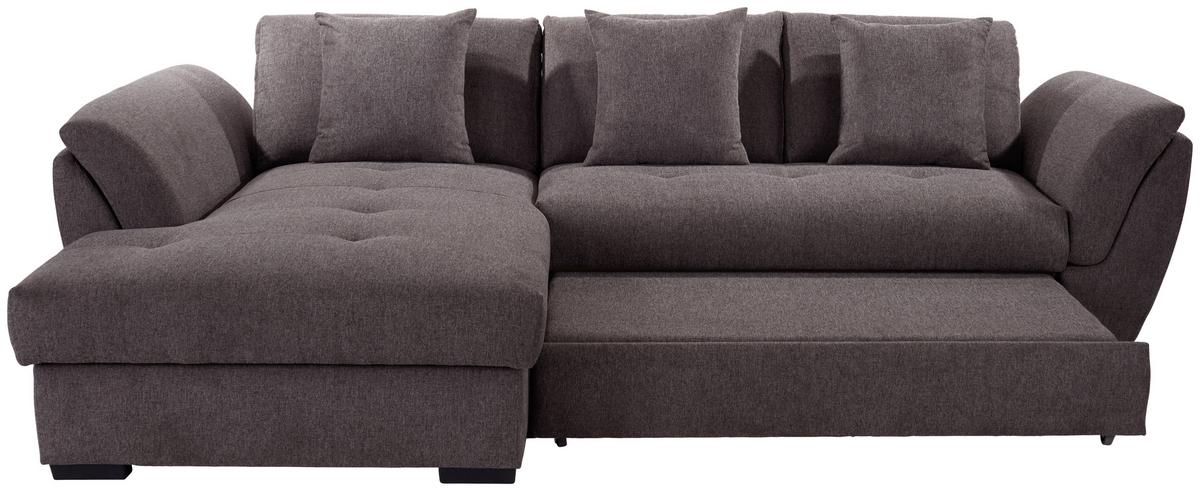 Rohová sedačka BERISSO, ľavá, hnedá - hnedá, Design (187/278cm) - Ondega