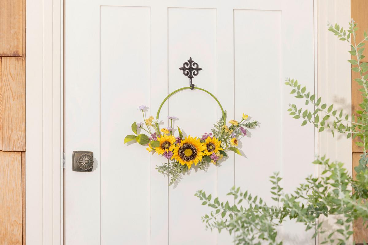 Blumenkranz Helena - Gelb/Grün, KONVENTIONELL (35/30/6cm) - Luca Bessoni