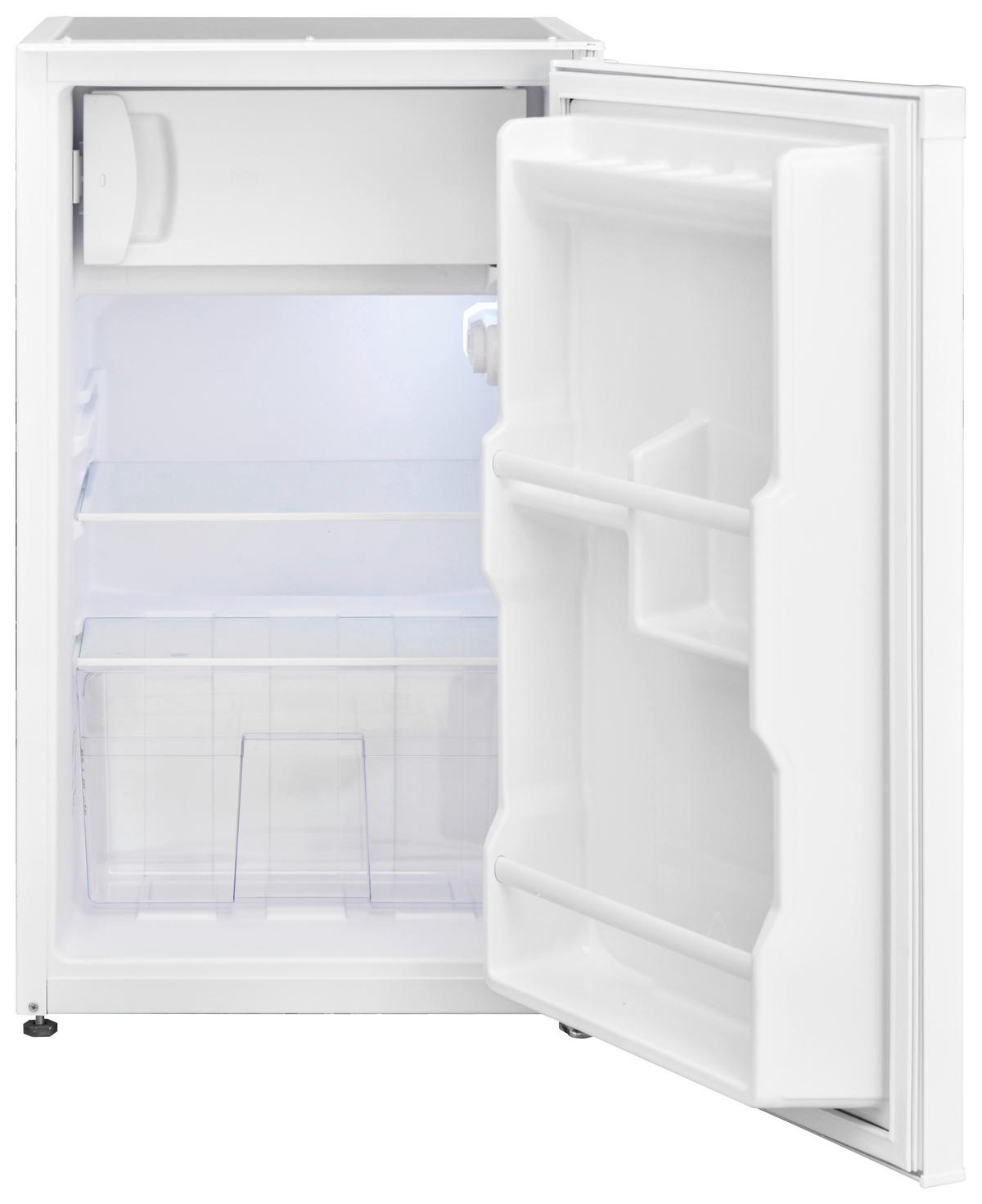 Schrankküche mit Kühlschrank + Kochfeld 104 cm Grau - Edelstahlfarben/Eichefarben, KONVENTIONELL, Holzwerkstoff/Metall (104/193/67cm) - Respekta