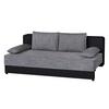Schlafsofa mit Bettkasten Lucy Schwarz/Grau - Schwarz/Grau, Design, Holzwerkstoff/Textil (200/90/103cm) - P & B