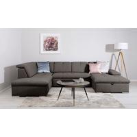 Wohnlandschaft Ramzes Grau U: 215x328x173 cm - Grau, Design, Textil (215/328/173cm) - MID.YOU