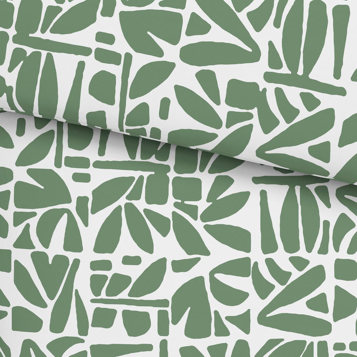 Povlečení Britta, 70/90 140/200cm - bílá/zelená, Moderní, textil (140/200cm) - Mömax