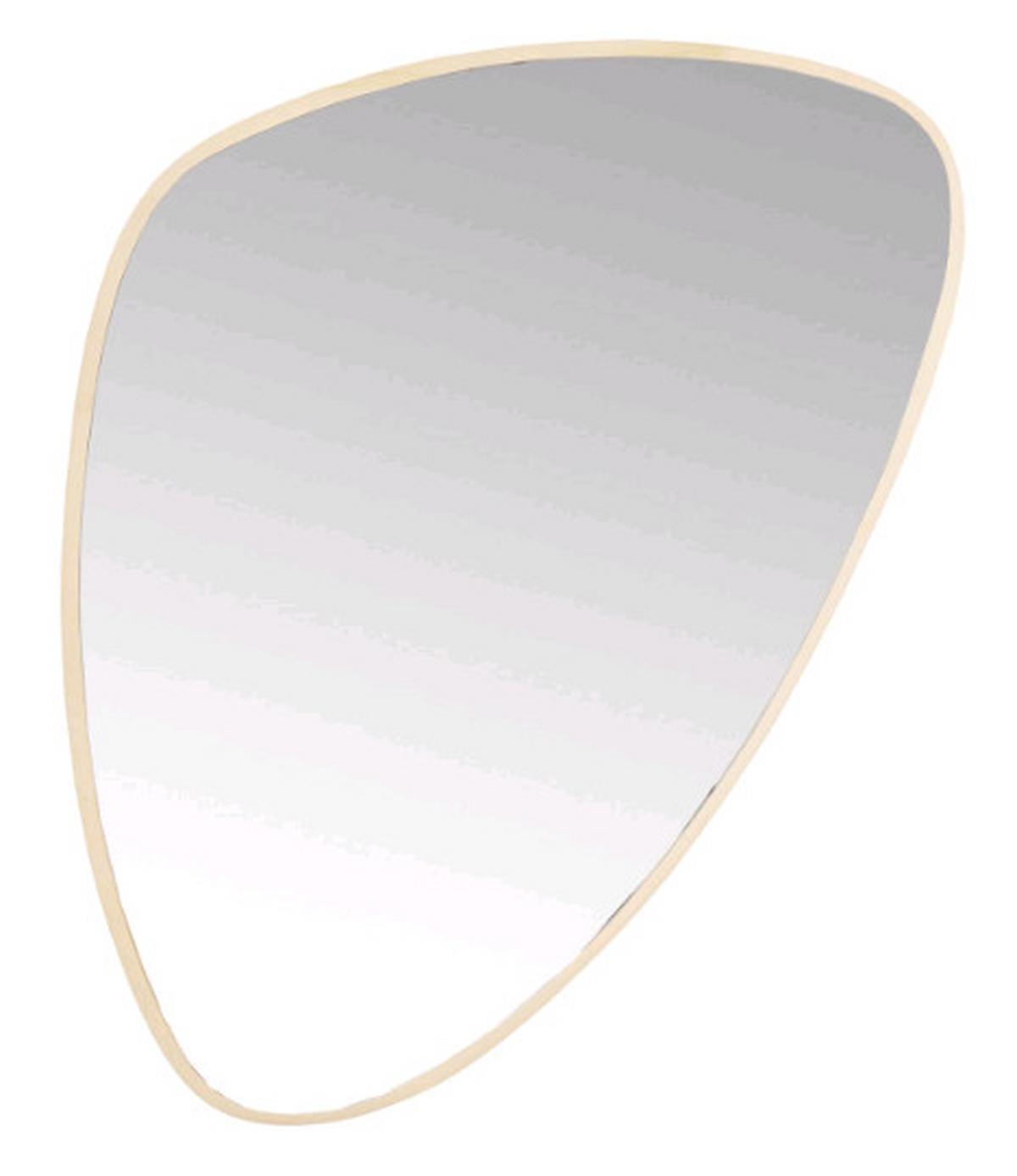 Wandspiegel Jetset Gold - Goldfarben, Design, Glas/Holz (56/83/3,5cm) - Kare-Design