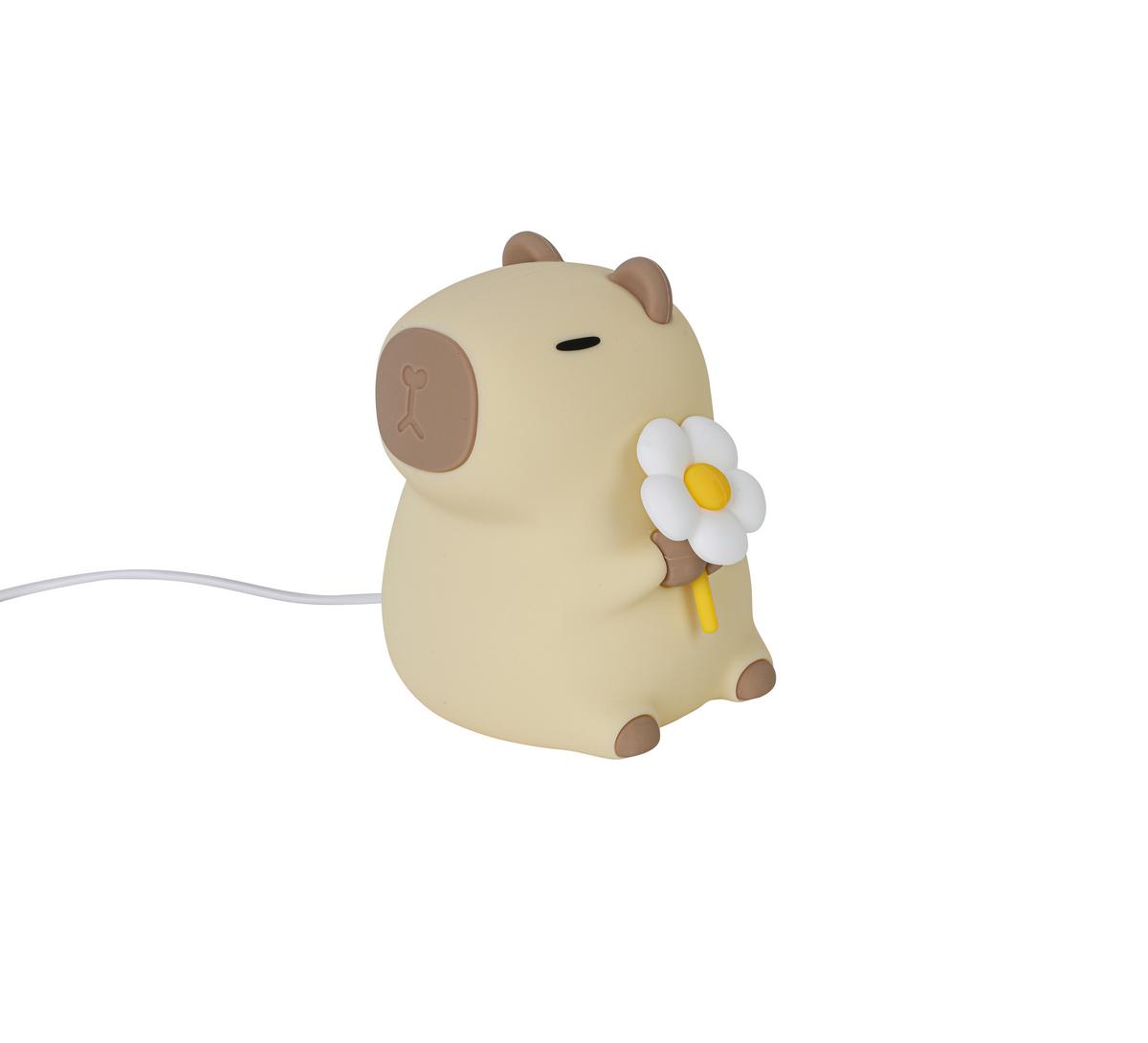 NOČNÍ SVĚTLO CAPYBARA - krémová, Moderní, plast (11/9,2/9cm) - Mömax