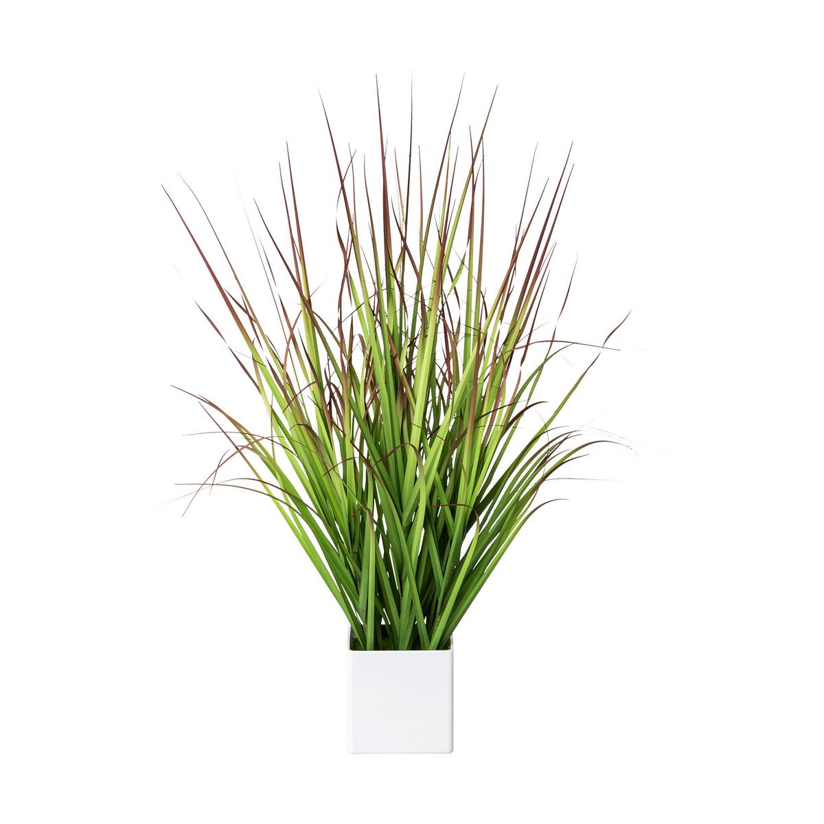 Grasbündel H: 61 Cm - Grün, Basics, Kunststoff/Metall (61cm)