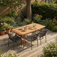 SADA ZÁHRADNÝCH KRESIEL NARDO - čierna/tmavosivá, Modern, kov/textil (55/82/58cm) - Bessagi Garden