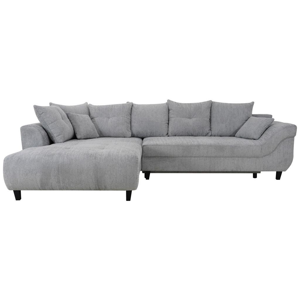 Ecksofa Mendoza New Chenille Grau, Lf: 241x125m