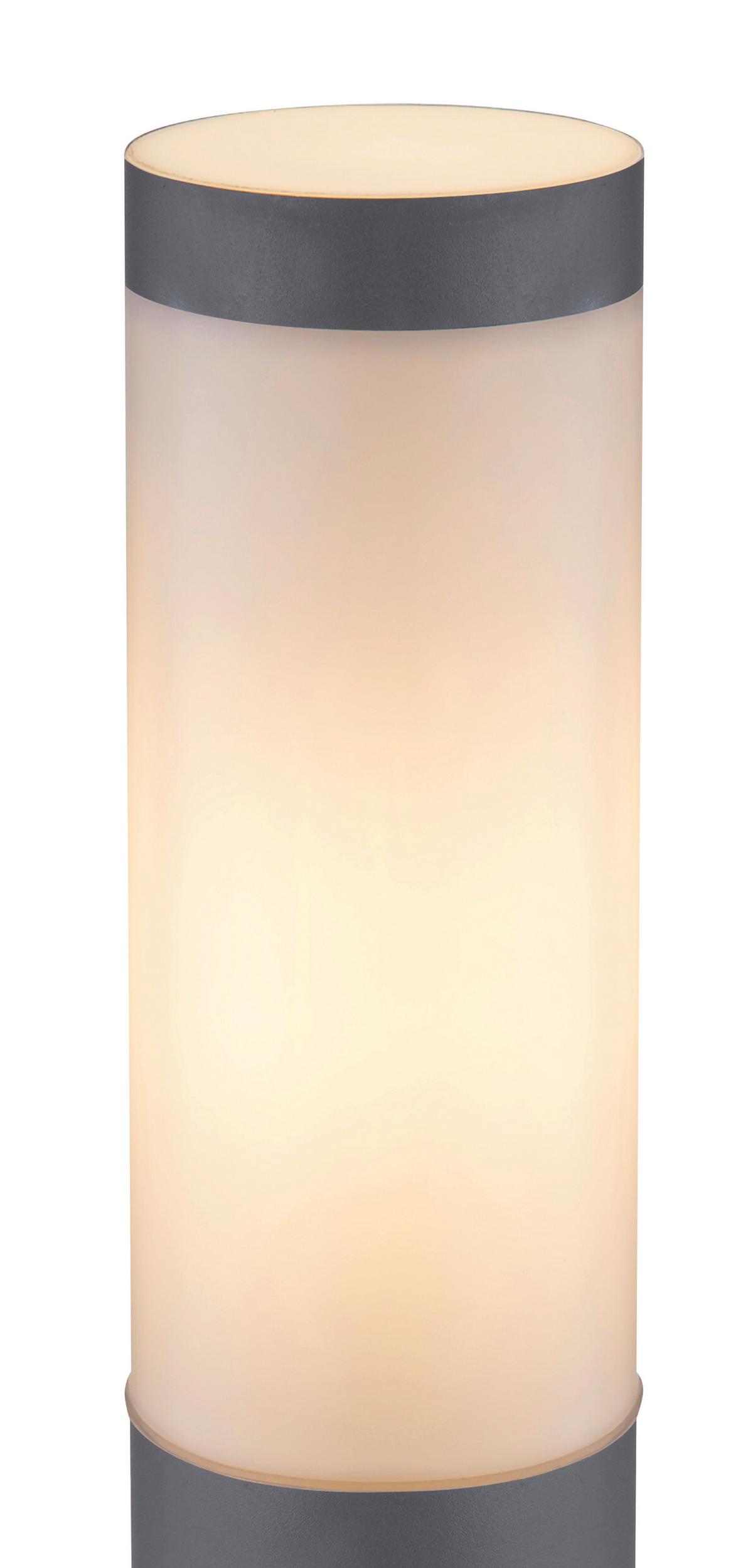Venkovní svítidlo Boston antracitová max. 60 Watt - opál/antracitová, Basics, kov/plast (7,6/39cm)