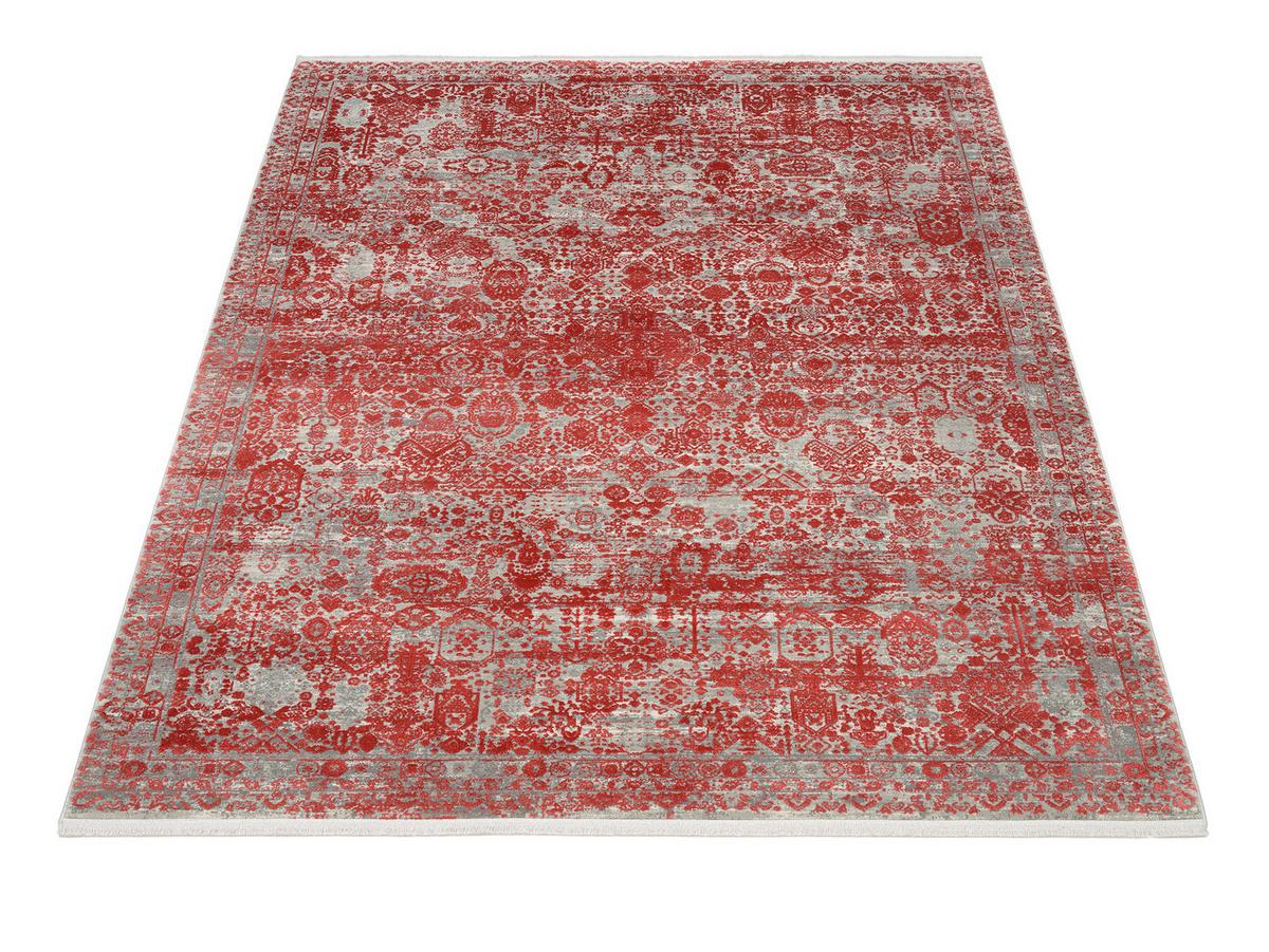 Webteppich Colore - Rot, LIFESTYLE, Textil (80/150cm) - Dieter Knoll