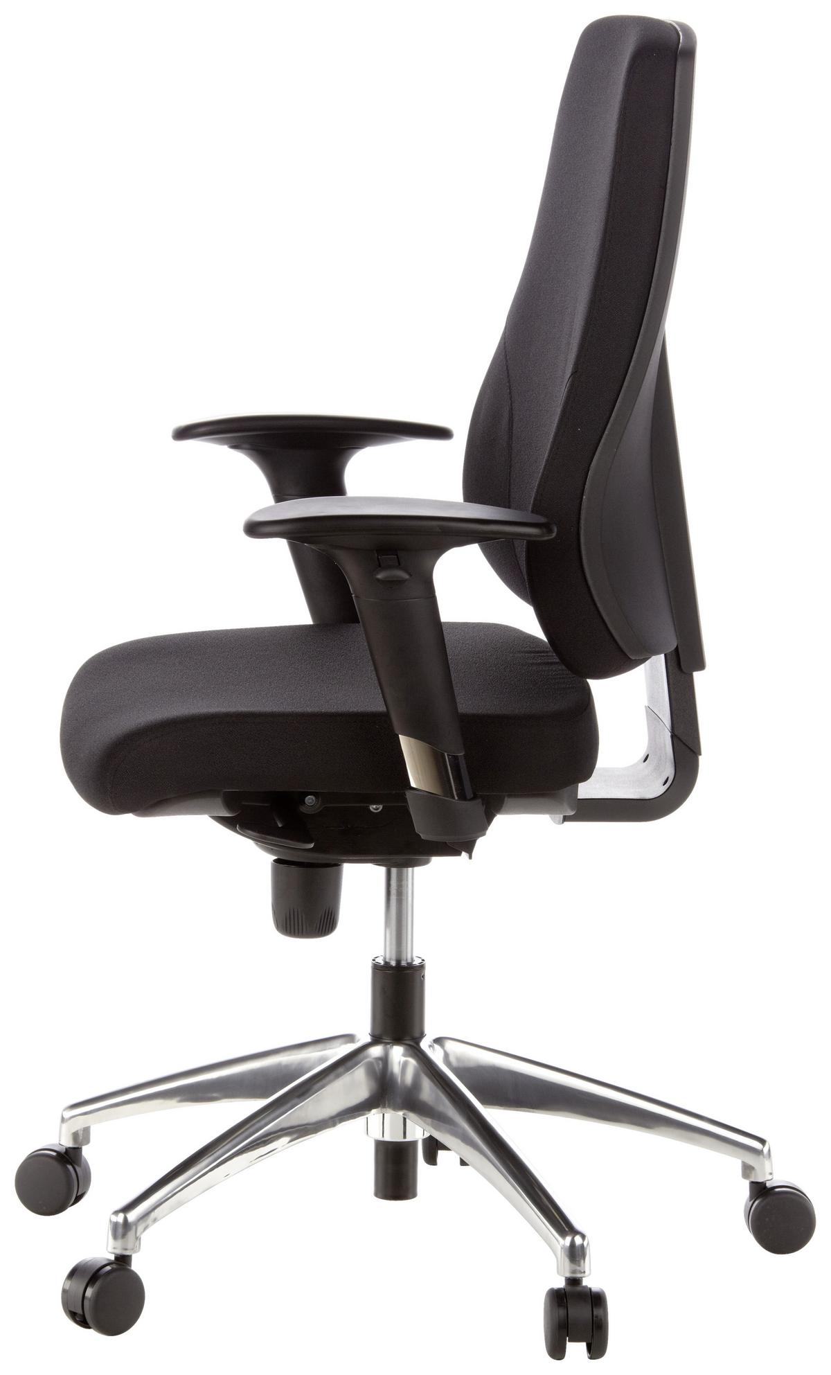 Drehstuhl Pro-Tec 200 Schwarz - Schwarz, MODERN, Kunststoff/Textil (60/126/45cm) - MID.YOU