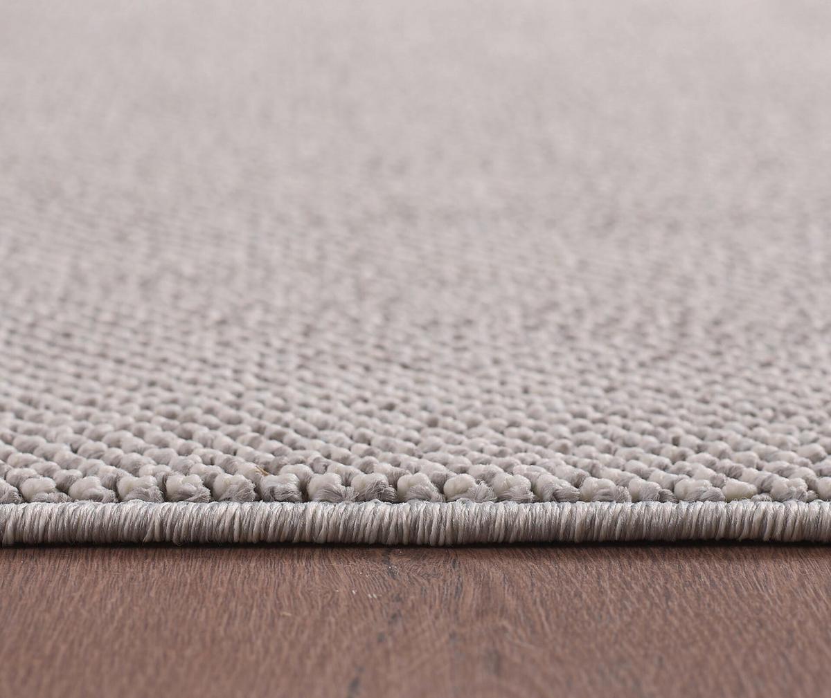 Webteppich Loom 240 X 340 4300 Silver - Silberfarben, Basics, Textil (240/340cm) - Novel