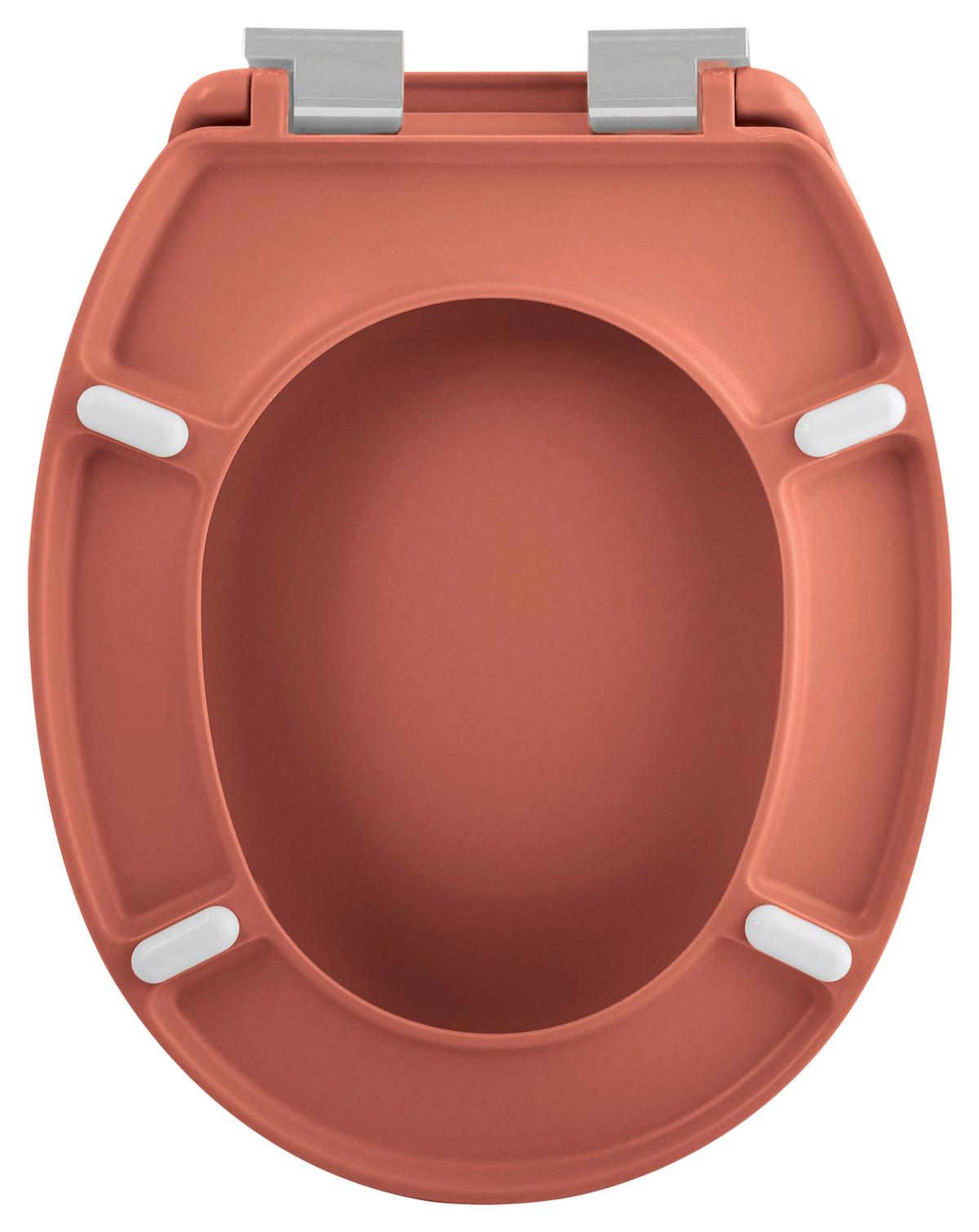 WC-Sitz Neela - Terracotta, KONVENTIONELL, Kunststoff (37,3/5cm) - Spirella