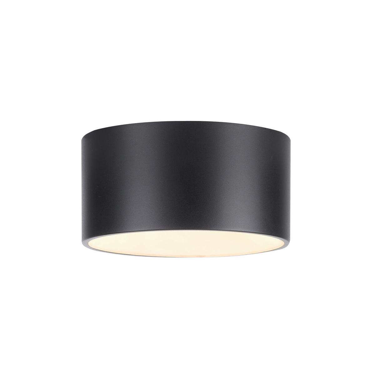 LED-Deckenleuchte 14325-18 Tanika - Schwarz, MODERN, Kunststoff/Metall (16/16/8cm)