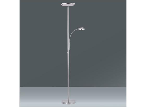 Led Stojacia Lampa Hans - farby niklu, Konvenčný, kov (30/30/181cm) Led Stojacia Lampa Hans - farby niklu, Konvenčný, kov (30/30/181cm)