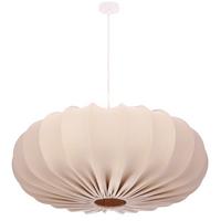 Pendelleuchte 31-39231 Caffe - Hellbraun/Weiß, KONVENTIONELL, Kunststoff/Metall (66/66/120cm)