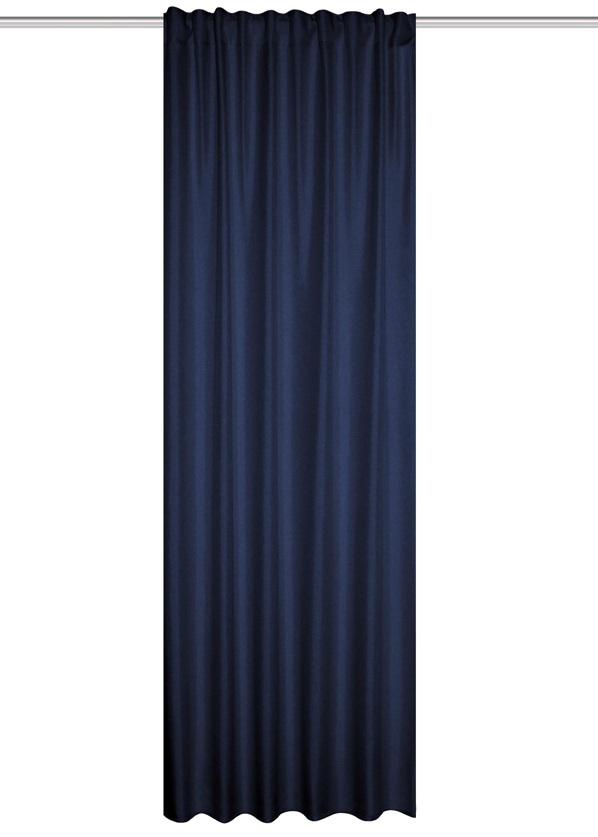 Wärmeschutzvorhang Eskamio - Blau, Basics, Textil (270/245cm)