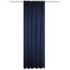Wärmeschutzvorhang Eskamio - Blau, Basics, Textil (135/175cm)