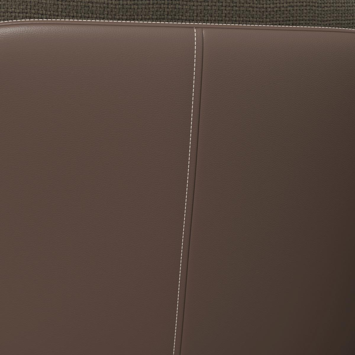 Houpací křeslo ELEA, hnědá, max. 140 kg - černá/přírodní barvy, Moderní, kov/dřevo (103/79/109cm) - Bessagi Home