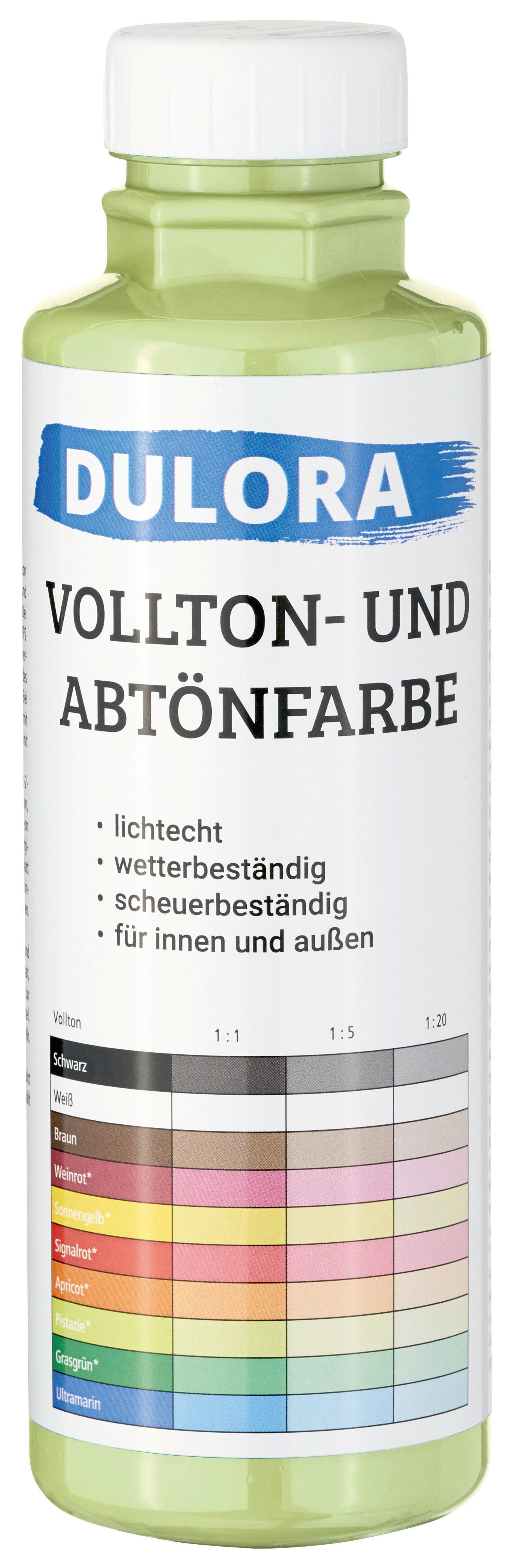 Abtönfarbe Pistazie 500 ml für 3 M2 Dispersionsfarbe - Basics (0,5l) - Dulora