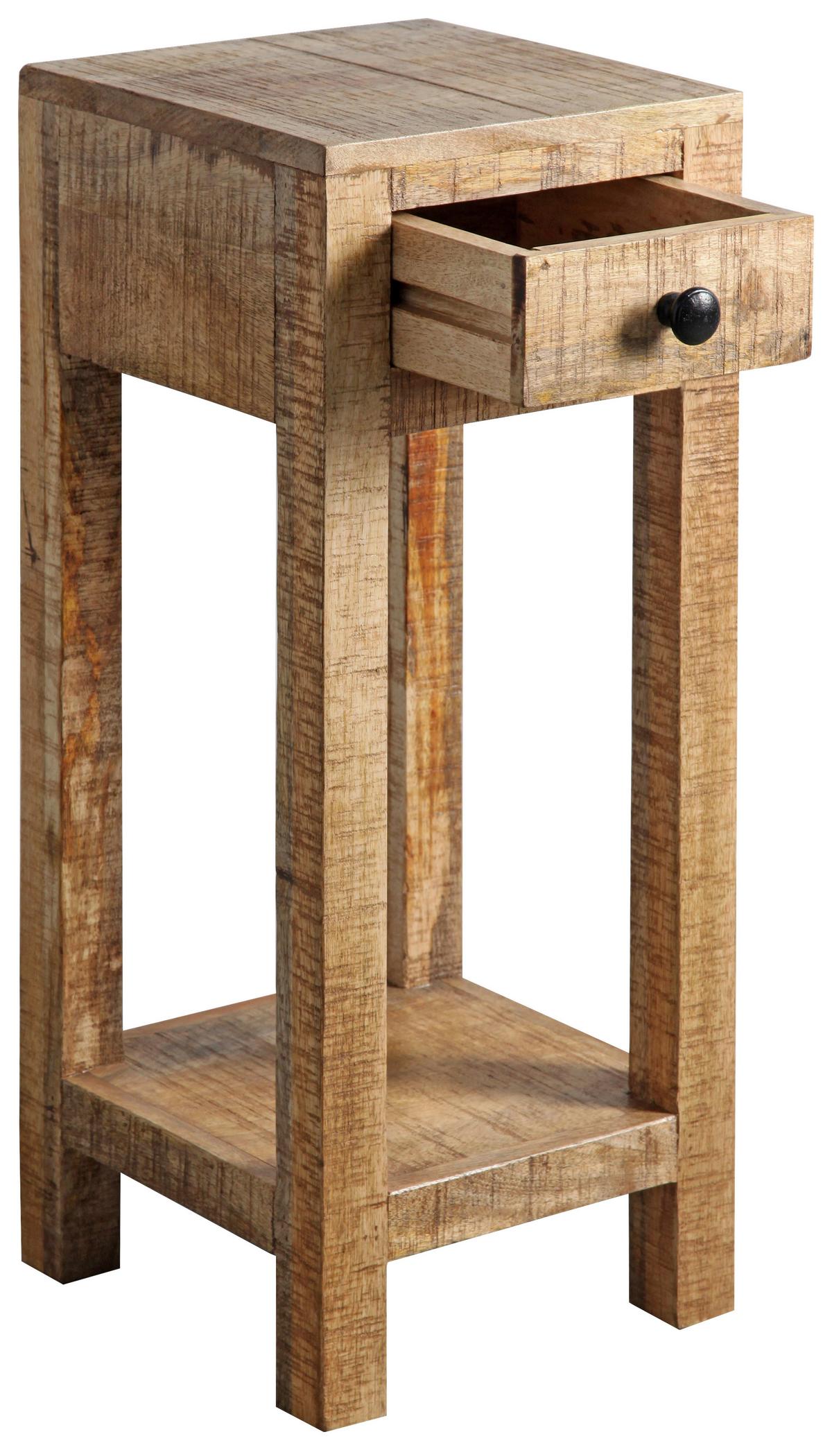 STOLEK NA KVĚTINY EVEREST -EXKLUSIV- - přírodní barvy, Natur, dřevo (30/75/30cm)