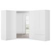 Eckkleiderschrank Costa Weiß B: 208 Cm - Weiß, MODERN, Holzwerkstoff (208/197/253cm) - Rauch Möbel