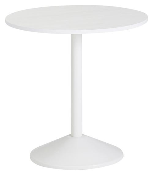 Príručný Stolík Biely - biela, Design, kov/kompozitné drevo (48/48/49cm) - MID.YOU
