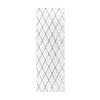 Teppich Läufer Anthrazit/ Weiß Vivica 80x250 cm - Anthrazit/Weiß, Design, Textil (80/250cm) - Kayoom