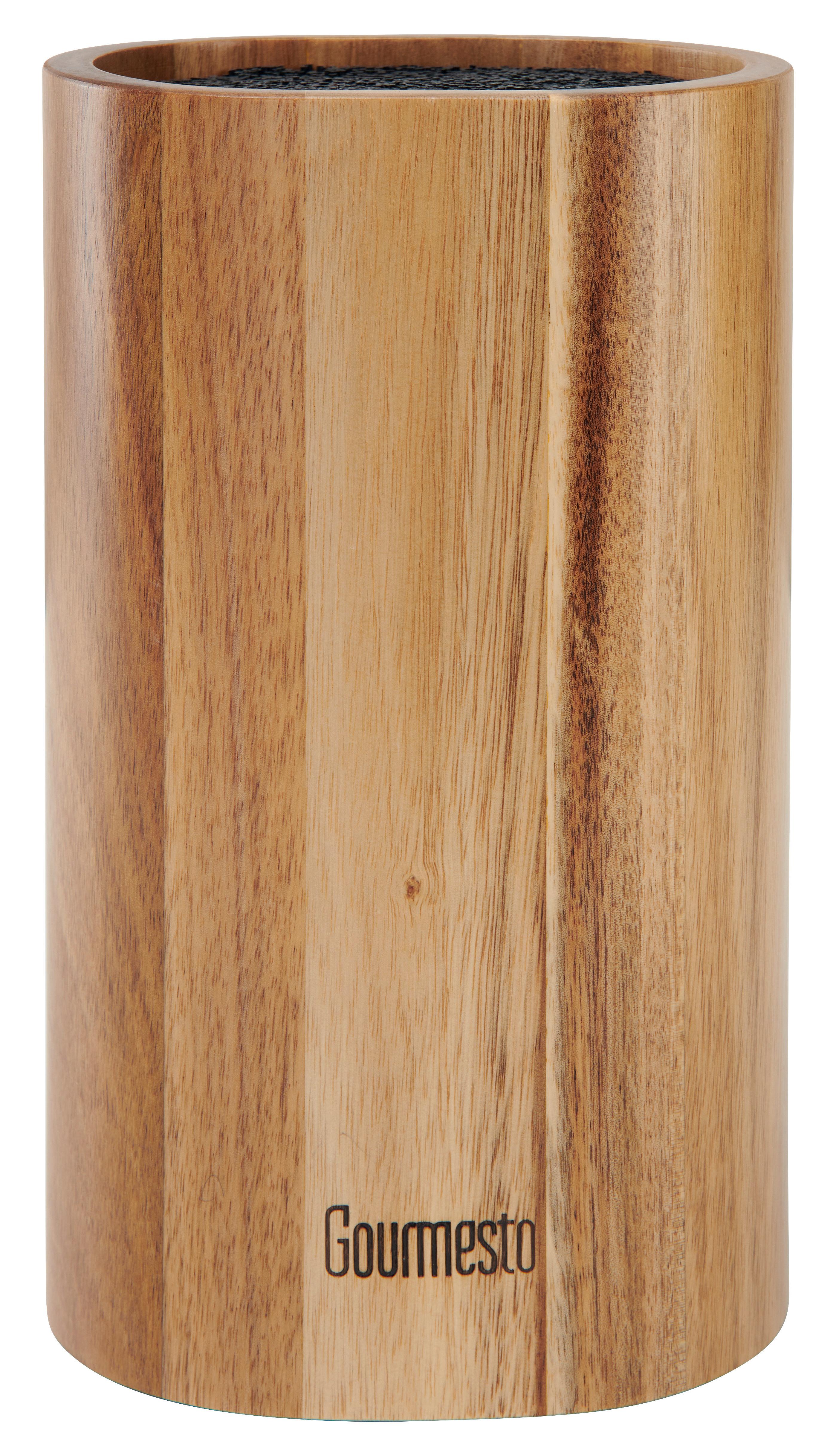 Stojan na nože Profi Line, výška: 24cm - farba akácie, Konventionell, drevo (14/10,8/23cm) - Gourmesto